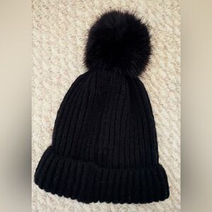 Zara Black Knit Beanie